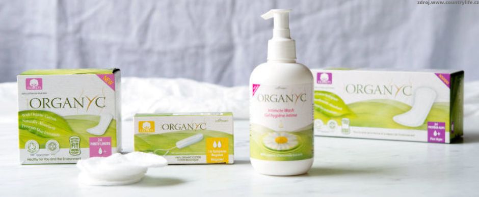 ekologické hygienické pomůcky Organyc